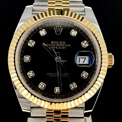 Fantastic Replica Rolex Datejust II 126333 Caliber 3235 Automatic Movement 41mm Gold/steel Case Mens/unisex Watch