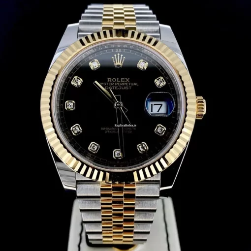 Fantastic Replica Rolex Datejust II 126333 Caliber 3235 Automatic Movement 41mm Gold/steel Case Mens/unisex Watch - Image 2