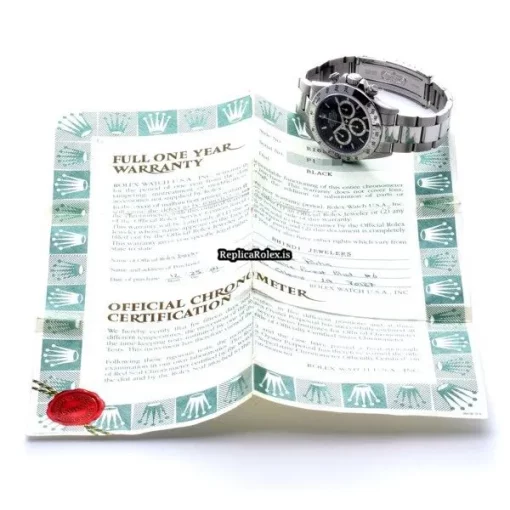 Fantastic Replica Rolex Daytona 16520 Caliber 4030 Automatic Movement 40mm Steel Case Watch - Image 4