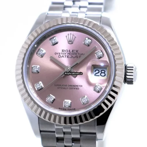 Ideal Replica Rolex Lady-datejust 279174g Caliber 2236 Automatic Movement 28mm Gold/steel Case Womens Watch