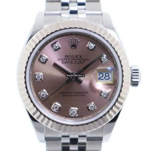 Ideal Replica Rolex Lady-datejust 279174g Caliber 2236 Automatic Movement 28mm Gold/steel Case Womens Watch - Image 2