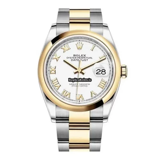 Beautiful Replica Rolex Datejust 126203 Caliber 3235 Automatic Movement 36mm Gold/steel Case Mens/unisex Watch