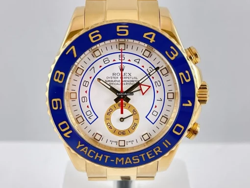 Cool Fake Rolex Yacht-master II 116688 Caliber 4161 Automatic Movement 44mm Yellow Gold Case Mens/unisex Watch