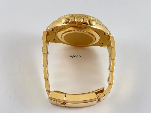 Cool Fake Rolex Yacht-master II 116688 Caliber 4161 Automatic Movement 44mm Yellow Gold Case Mens/unisex Watch - Image 4