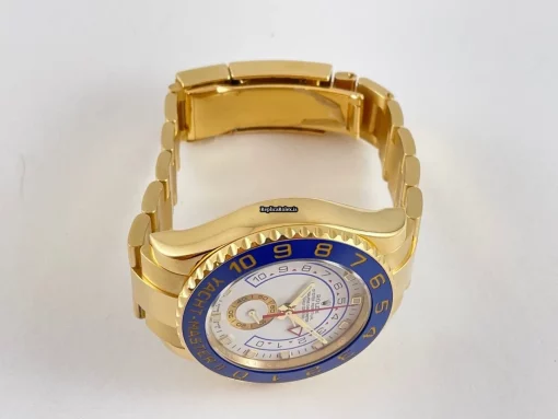 Cool Fake Rolex Yacht-master II 116688 Caliber 4161 Automatic Movement 44mm Yellow Gold Case Mens/unisex Watch - Image 5