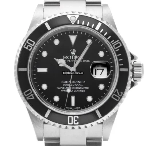 Superior Replica Rolex Submariner Date 16610 Caliber 3135 Automatic Movement 40mm Steel Case Watch - Image 6