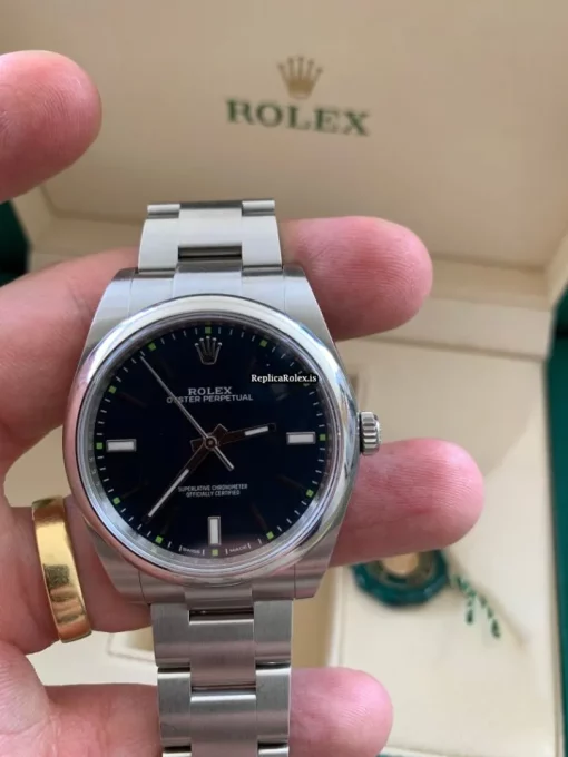 Fabulous Replica Rolex Oyster Perpetual 39 114300 Caliber 3132 Automatic Movement 39mm Steel Case Mens/unisex Watch - Image 3
