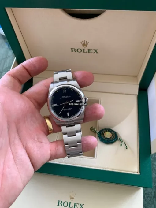 Fabulous Replica Rolex Oyster Perpetual 39 114300 Caliber 3132 Automatic Movement 39mm Steel Case Mens/unisex Watch - Image 6