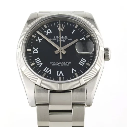 Design Replica Rolex Oyster Perpetual Date 115210 Automatic Movement 34mm Steel Case Watch