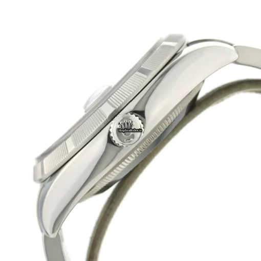 Design Replica Rolex Oyster Perpetual Date 115210 Automatic Movement 34mm Steel Case Watch - Image 5