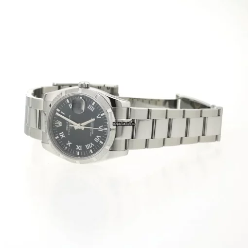 Design Replica Rolex Oyster Perpetual Date 115210 Automatic Movement 34mm Steel Case Watch - Image 7
