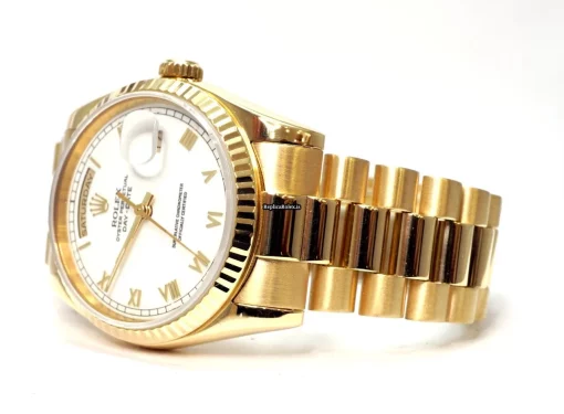 Great Fake Rolex Day-date 36 118238 Caliber 3155 Automatic Movement 36mm Yellow Gold Case Mens/unisex Watch - Image 2