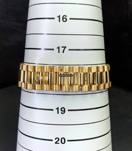 Great Fake Rolex Day-date 36 118238 Caliber 3155 Automatic Movement 36mm Yellow Gold Case Mens/unisex Watch - Image 8