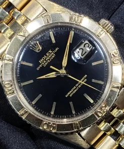 Amazing Copy Rolex Datejust Turn-o-graph 1625 Caliber 1570 Automatic Movement 36x44mm Yellow Gold Case Mens/unisex Watch