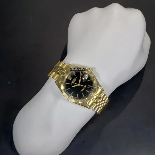 Amazing Copy Rolex Datejust Turn-o-graph 1625 Caliber 1570 Automatic Movement 36x44mm Yellow Gold Case Mens/unisex Watch - Image 12