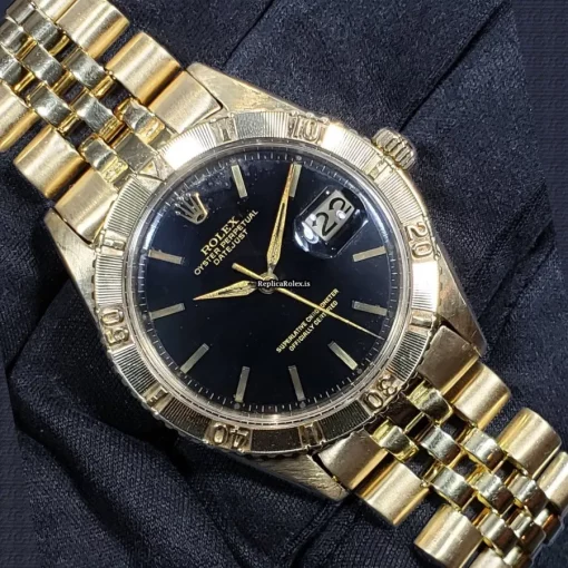 Amazing Copy Rolex Datejust Turn-o-graph 1625 Caliber 1570 Automatic Movement 36x44mm Yellow Gold Case Mens/unisex Watch - Image 13