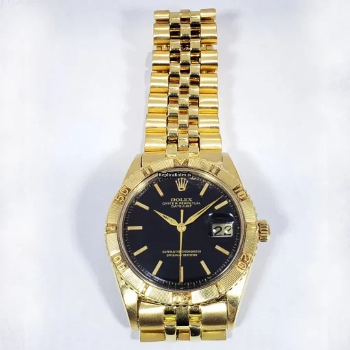 Amazing Copy Rolex Datejust Turn-o-graph 1625 Caliber 1570 Automatic Movement 36x44mm Yellow Gold Case Mens/unisex Watch - Image 7