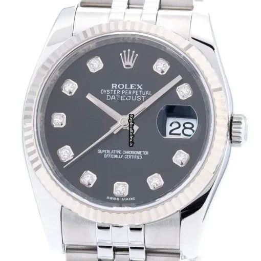 Cheap Clone Rolex Datejust 116234g Automatic Movement 36mm Gold/steel Case Mens/unisex Watch
