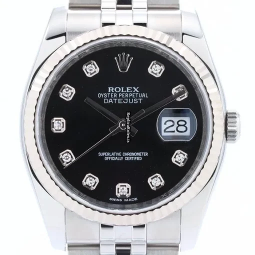 Cheap Clone Rolex Datejust 116234g Automatic Movement 36mm Gold/steel Case Mens/unisex Watch - Image 2