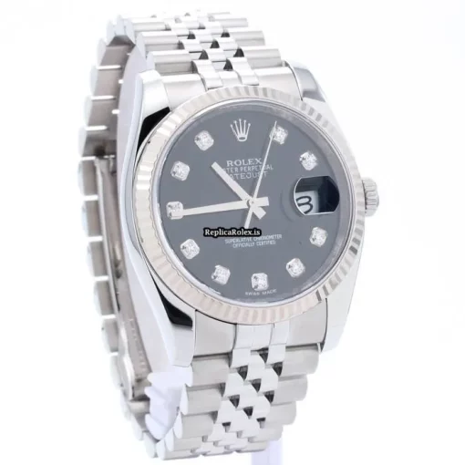 Cheap Clone Rolex Datejust 116234g Automatic Movement 36mm Gold/steel Case Mens/unisex Watch - Image 8