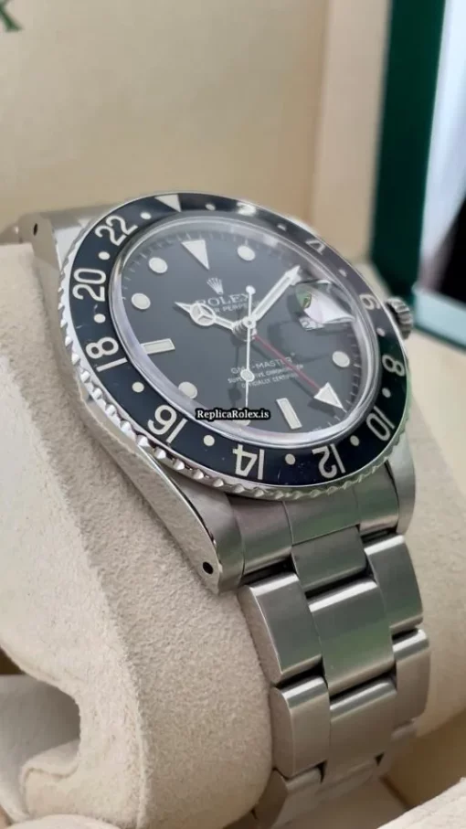 Stylish Imitation Rolex Gmt-master 16750 Caliber 3075 Automatic Movement 40mm Steel Case Mens/unisex Watch - Image 2