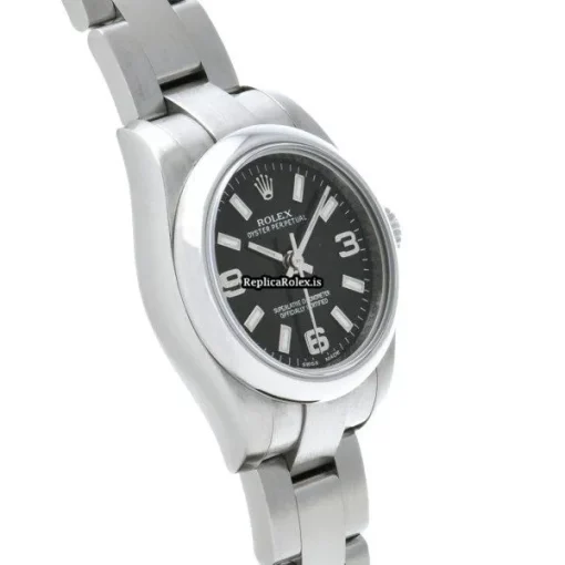 High Quality Replica Rolex Oyster Perpetual 26 176200 Caliber 2231 Automatic Movement 26mm Steel Case Womens Watch - Image 3
