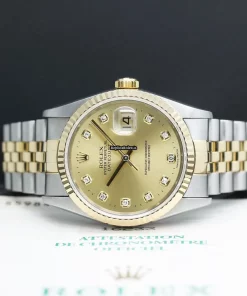 Nice Replica Rolex Datejust 16233 Caliber 3135 Automatic Movement 36x42mm Gold/steel Case Mens/unisex Watch
