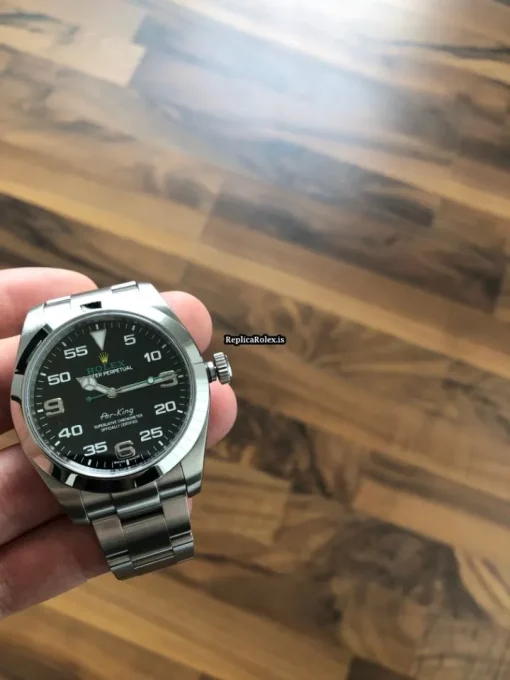 Marvellous Replica Rolex Air King 116900 Caliber 3131 Automatic Movement 40mm Steel Case Mens/unisex Watch - Image 5