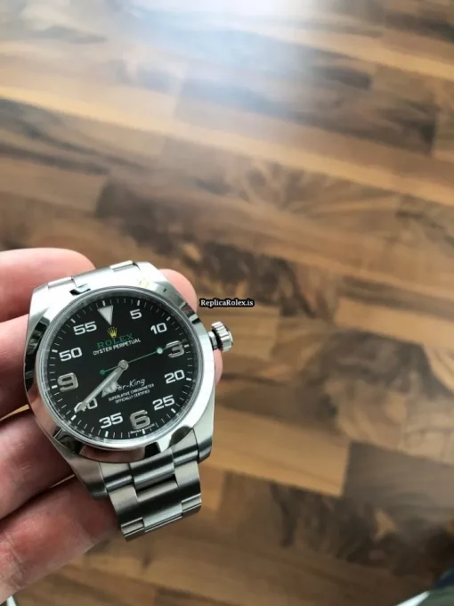 Marvellous Replica Rolex Air King 116900 Caliber 3131 Automatic Movement 40mm Steel Case Mens/unisex Watch - Image 6