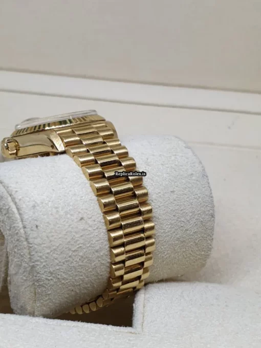 Lovely Replica Rolex Lady-datejust 69178 Caliber 2135 Automatic Movement 26mm Yellow Gold Case Womens Watch - Image 4