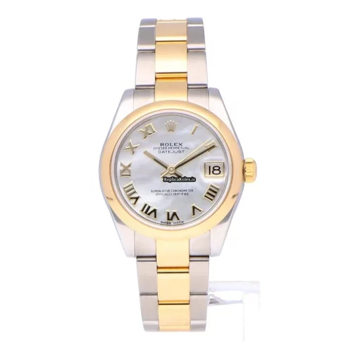 Perfect Fake Rolex Lady-datejust 178243 Automatic Movement 31mm Gold/steel Case Womens Watch