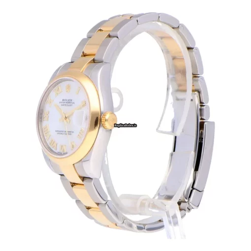 Perfect Fake Rolex Lady-datejust 178243 Automatic Movement 31mm Gold/steel Case Womens Watch - Image 2