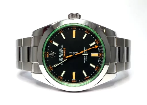 Popular Replica Rolex Milgauss 116400gv Caliber 3131 Automatic Movement 40mm Steel Case Mens/unisex Watch