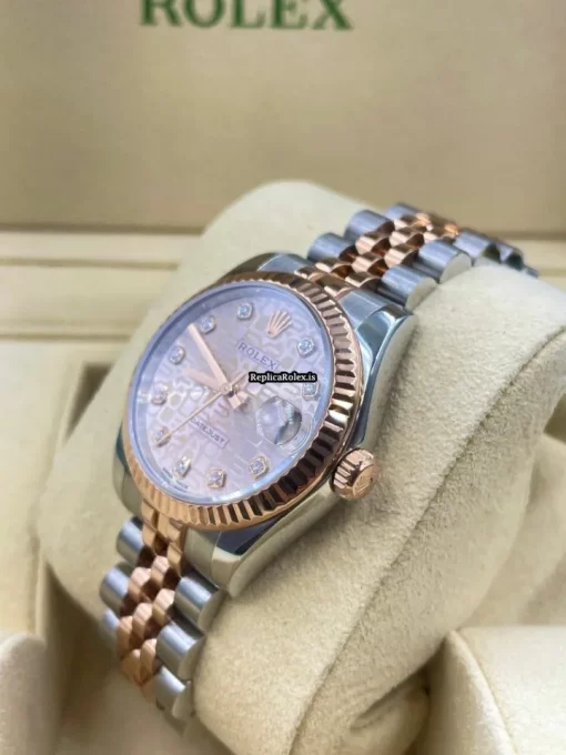1:1 Replica Rolex Lady-datejust 178271 Caliber 2235 Automatic Movement 31mm Steel Case Womens Watch - Image 4