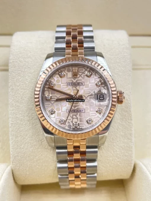1:1 Replica Rolex Lady-datejust 178271 Caliber 2235 Automatic Movement 31mm Steel Case Womens Watch - Image 5