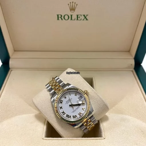 High Quality Replicas Rolex Lady-datejust 178273 Caliber 2235 Automatic Movement 31mm Gold/steel Case Womens Watch