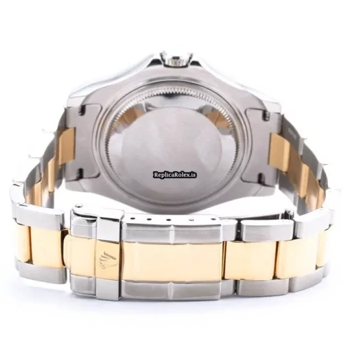 Reliable Imitation Rolex Yacht-master 68623 Caliber 2135 Automatic Movement 35mm Gold/steel Case Mens/unisex Watch - Image 5