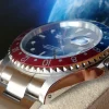 Defect Fake Rolex Gmt-master II 16710 Automatic Movement Steel Case Watch