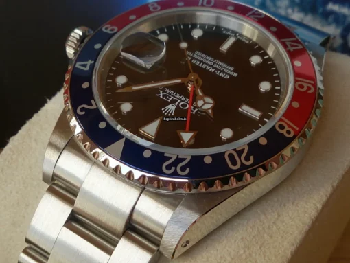 Defect Fake Rolex Gmt-master II 16710 Automatic Movement Steel Case Watch - Image 2