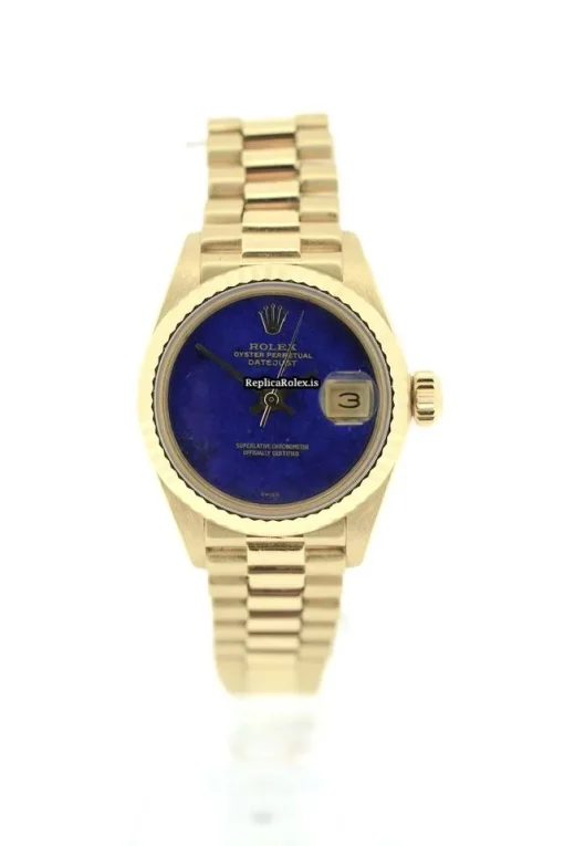Discount Replica Rolex Lady-datejust 6917 Automatic Movement 26mm Yellow Gold Case Womens Watch