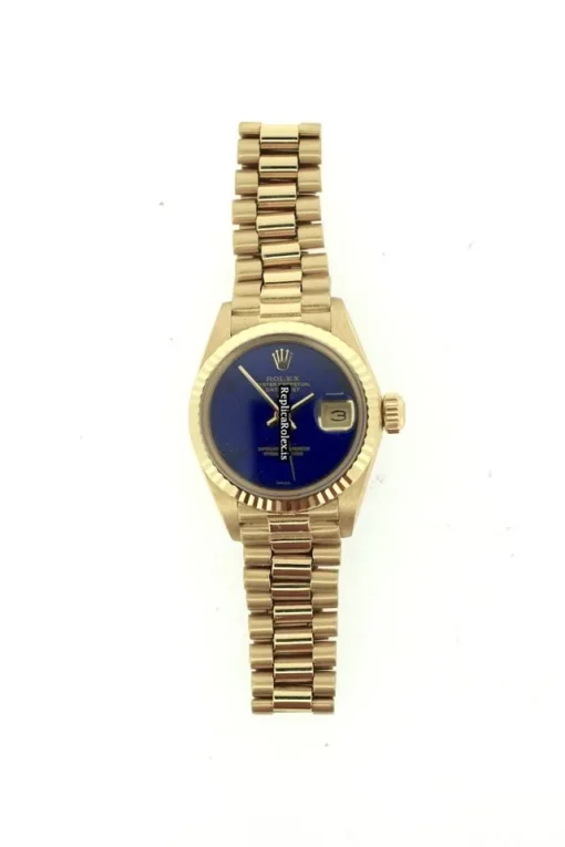 Discount Replica Rolex Lady-datejust 6917 Automatic Movement 26mm Yellow Gold Case Womens Watch - Image 6