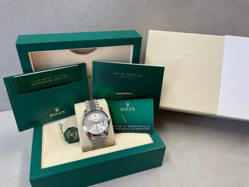 Durable Fake Rolex Datejust 126300 Caliber 3235 Automatic Movement 41x48mm Steel Case Mens/unisex Watch - Image 10