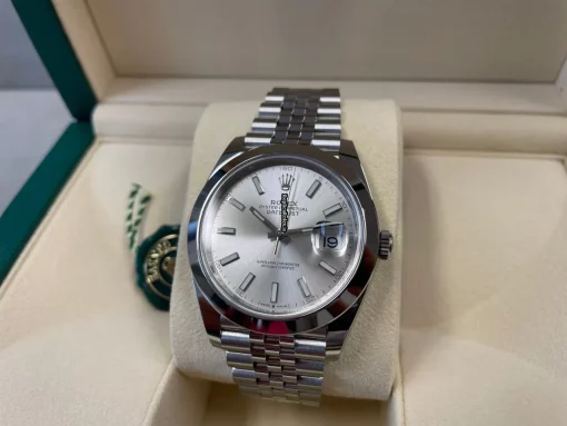 Durable Fake Rolex Datejust 126300 Caliber 3235 Automatic Movement 41x48mm Steel Case Mens/unisex Watch - Image 11