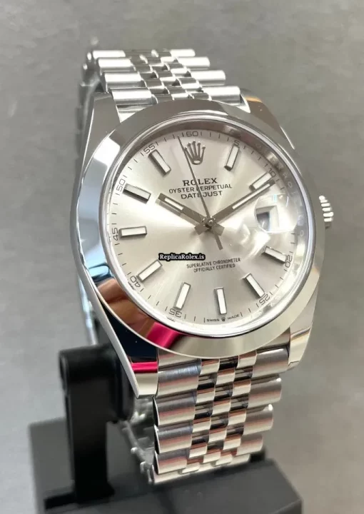 Durable Fake Rolex Datejust 126300 Caliber 3235 Automatic Movement 41x48mm Steel Case Mens/unisex Watch - Image 2