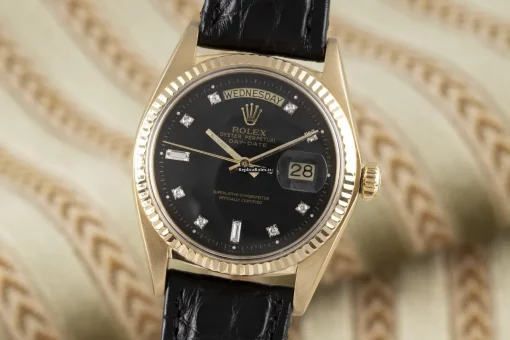 Unique Replicas Rolex Day-date 36 1803 Caliber 1556 Automatic Movement 36mm Yellow Gold Case Mens/unisex Watch
