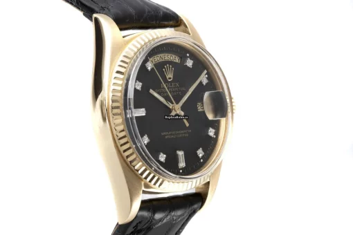 Unique Replicas Rolex Day-date 36 1803 Caliber 1556 Automatic Movement 36mm Yellow Gold Case Mens/unisex Watch - Image 4