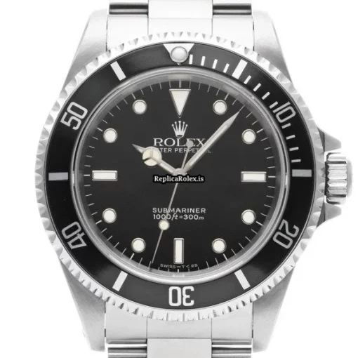 Mind-boggling Fake Rolex Submariner 14060 Caliber 3000 Automatic Movement 40mm Steel Case Watch - Image 5