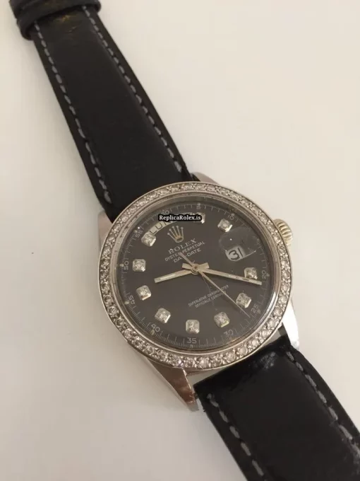 Beautiful Fake Rolex Day-date 36 1803 Caliber 1556 Automatic Movement 36mm White Gold Case Mens/unisex Watch - Image 2