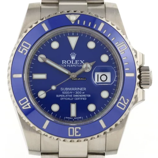 Well Made Copies Rolex Submariner Date 116619lb Automatic Movement 40mm White Gold Case Watch - Image 2