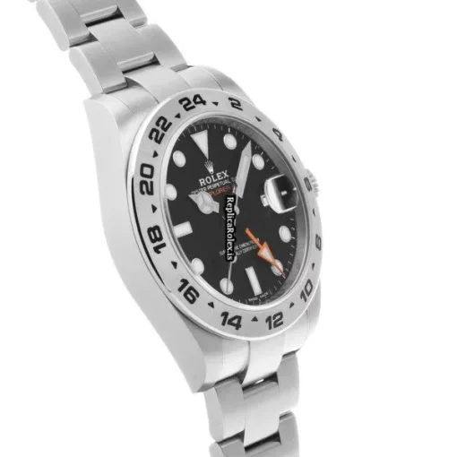 High-end Fake Rolex Explorer II 216570 Caliber 3187 Automatic Movement 42mm Steel Case Watch - Image 3
